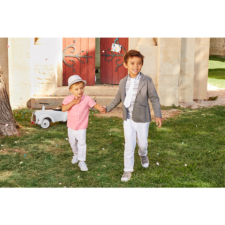 Veste blazer en molleton à poches 