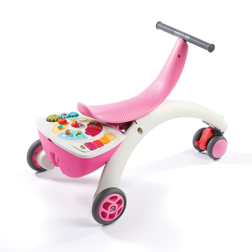 Chariot de marche évolutif 5 en 1 Tiny Rider - Rose 