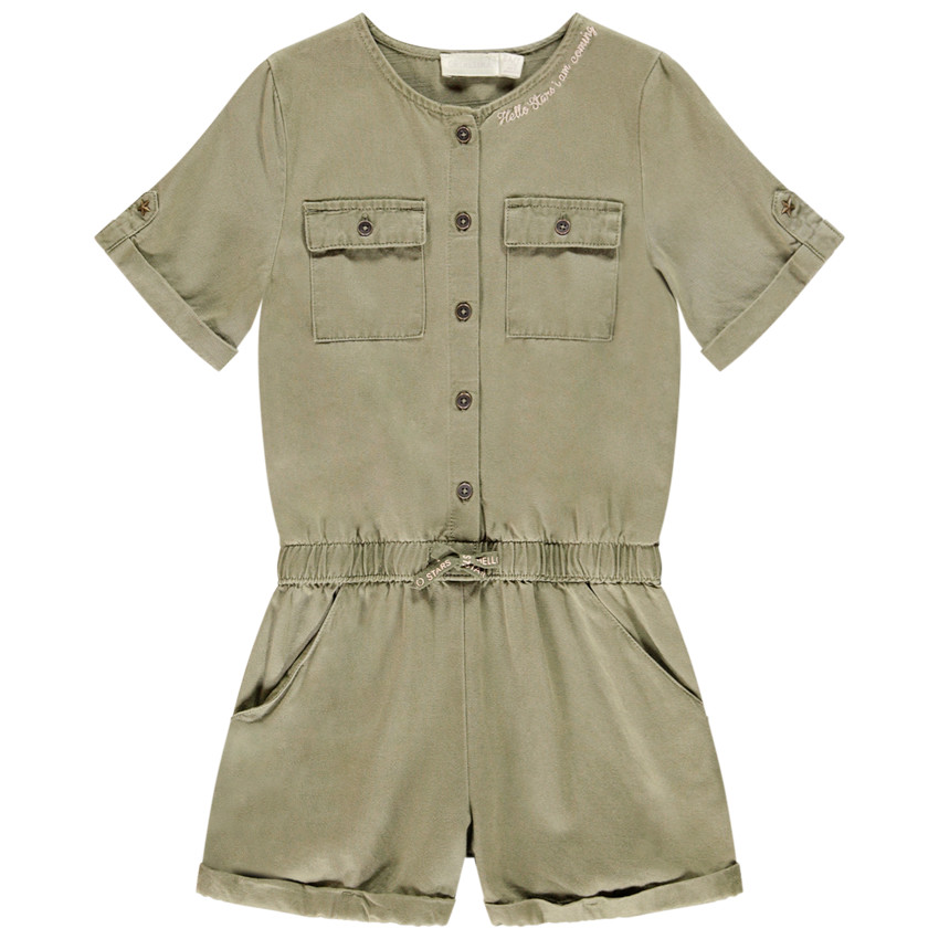 Combishort avec détails fantaisie pour enfant fille 