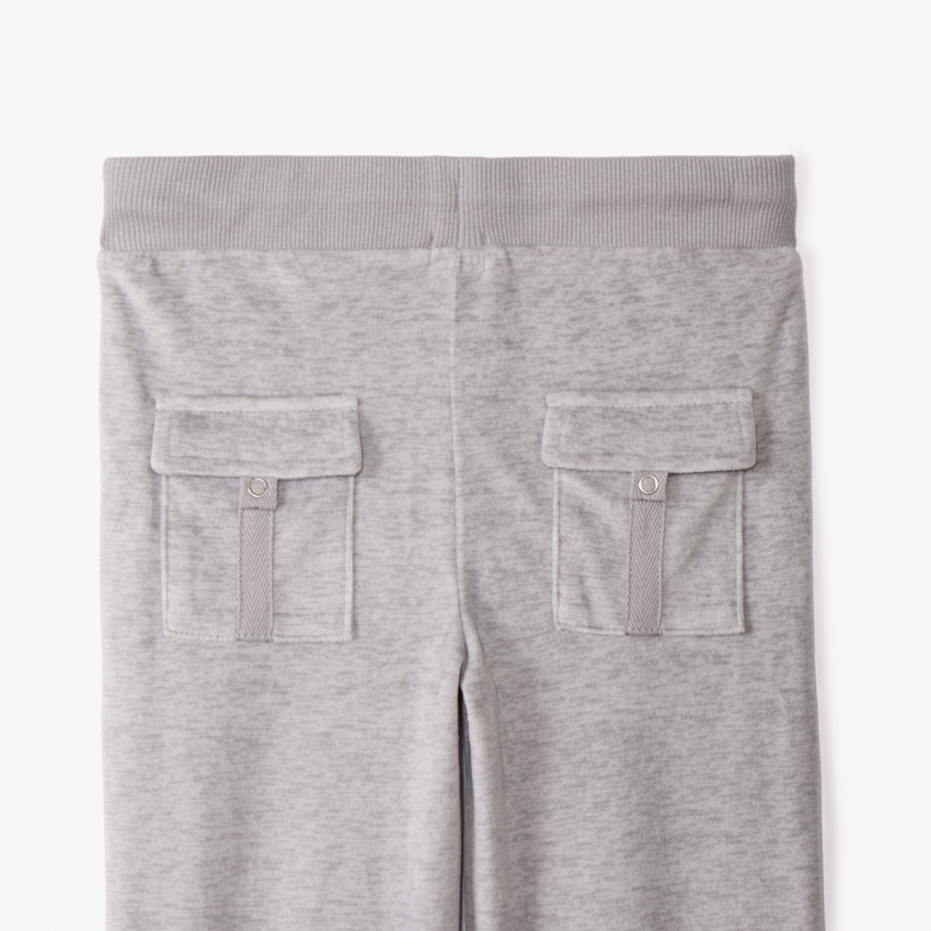 Vest met kap en effen jogging voor meisjes 