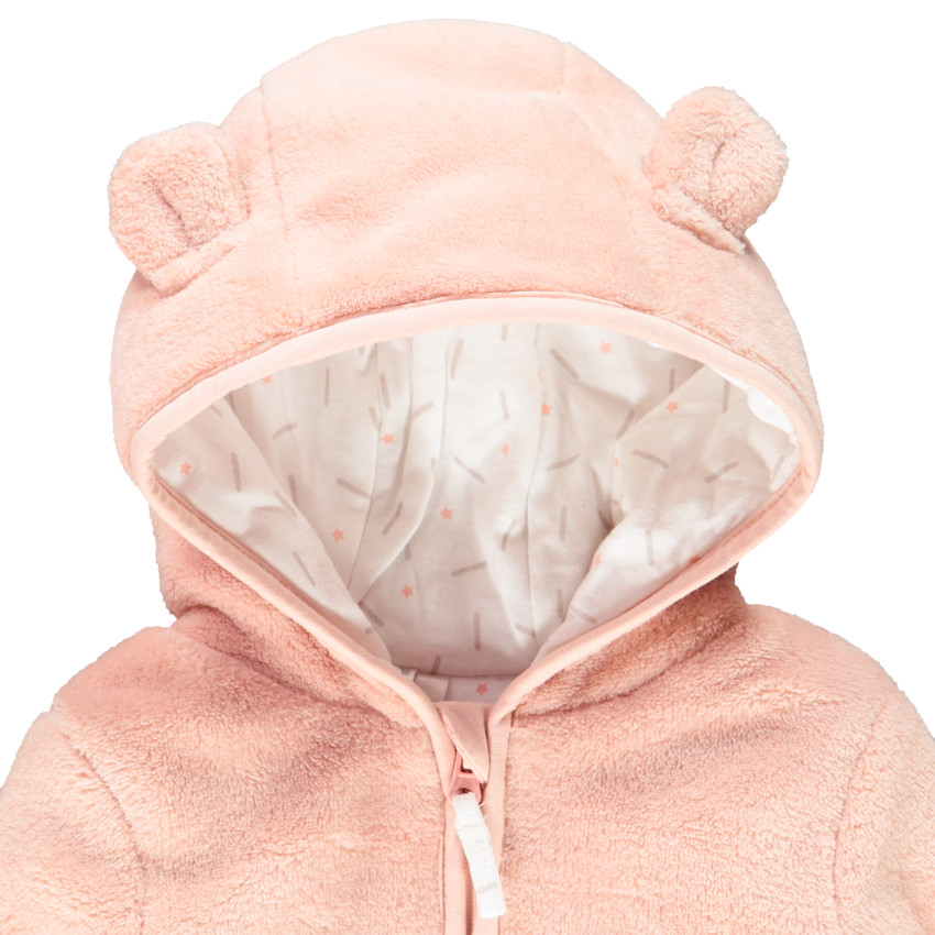 Veste en molleton à capuche pour bébé fille 