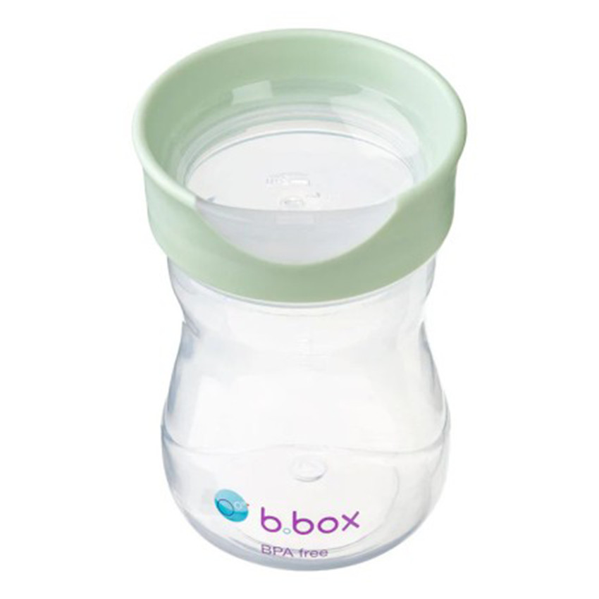 Gobelet d'apprentissage sans bec 240ml Vert Sauge 12m+ 