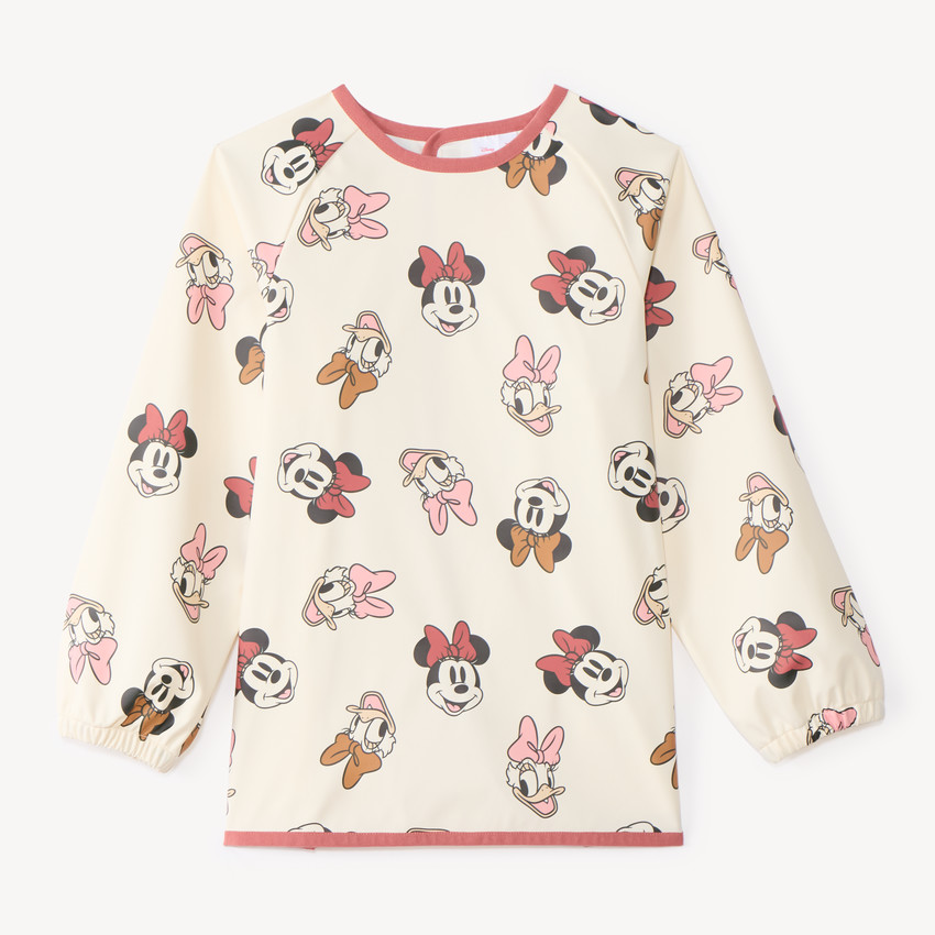 Tablier de peinture fille imprimé Minnie et Daisy 