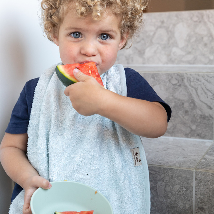 Bavoir imperméable XL  37X50cm Sunrise Orange 