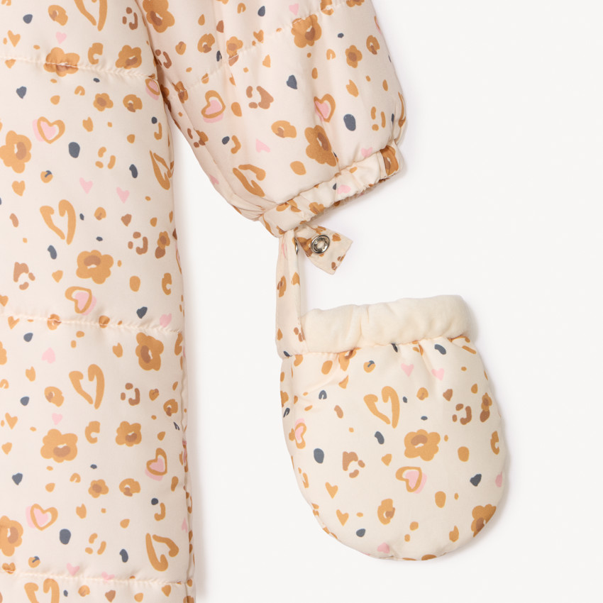 Pilotenpak met fantasieprint voor babymeisje met verschillende afwerkingen naargelang leeftijd 