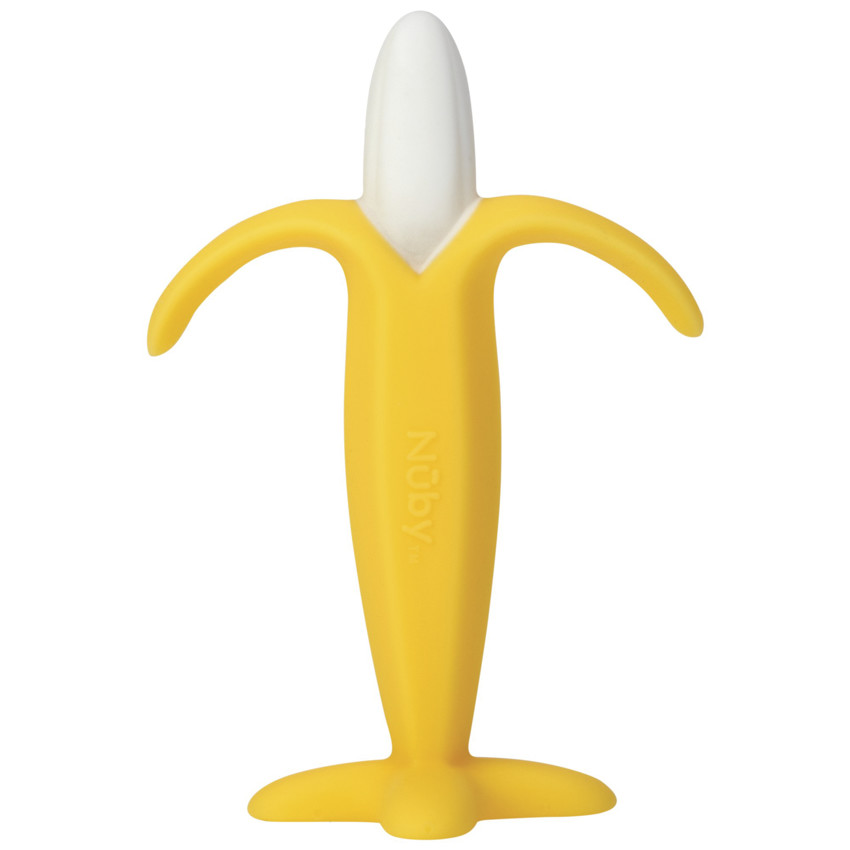 Jouet de dentition forme de banane en silicone 3m+ 
