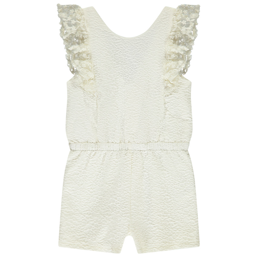 Ceremonieel jacquard jumpsuit voor meisjes 
