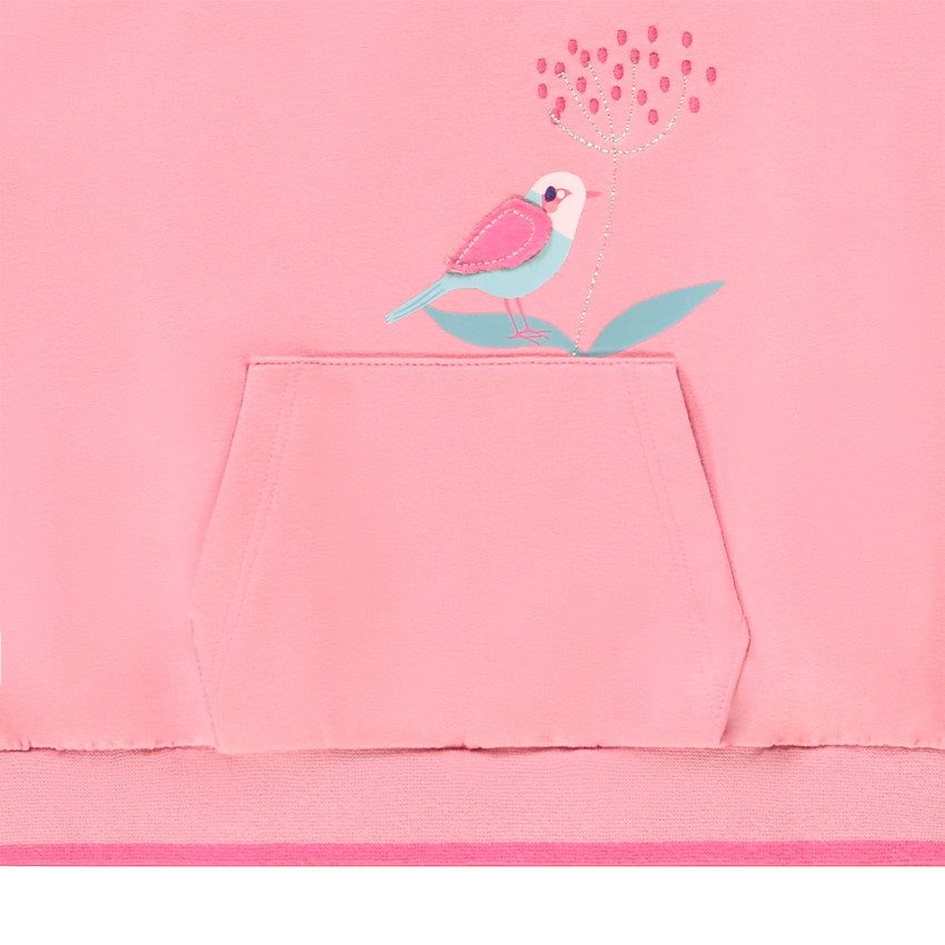 Fleece ensemble met fantasie jogging voor meisjes 