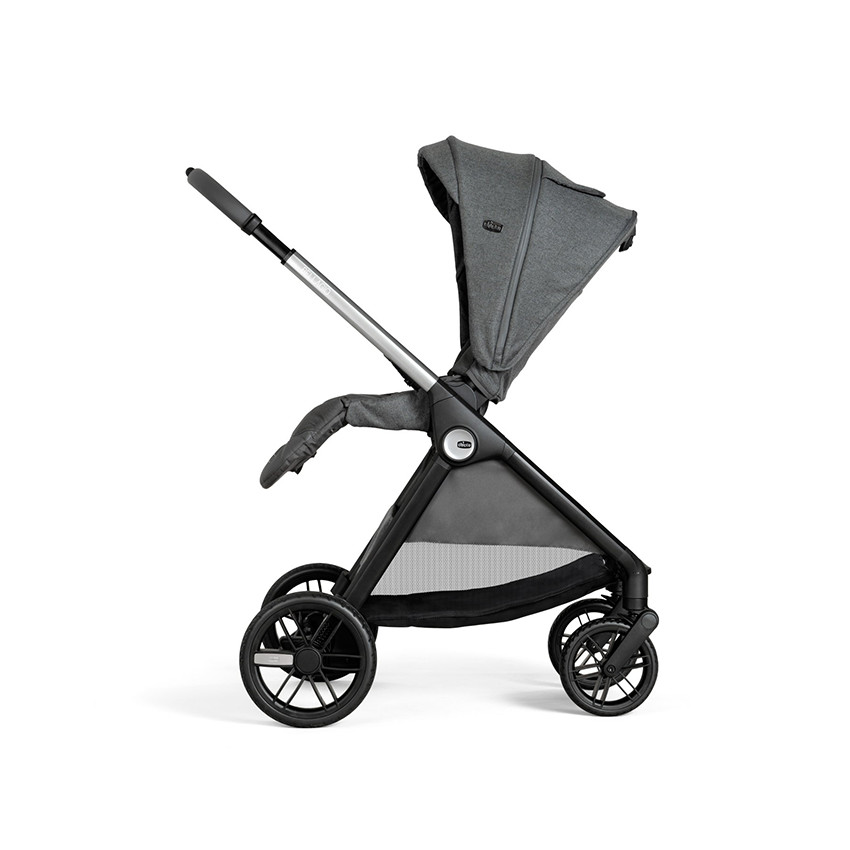 Poussette Bellagio avec adaptateurs Black Satin  