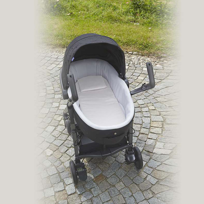 Ademende matras voor reiswieg - Wit 