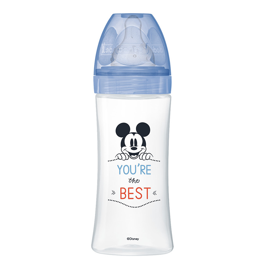 Biberon anti-coliques +6 mois 330ml Disney Mickey 