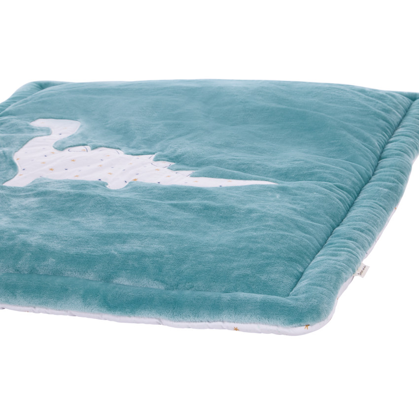 Tapis de parc bi-matière 70 x 95 cm imprimé/Dinosaure 