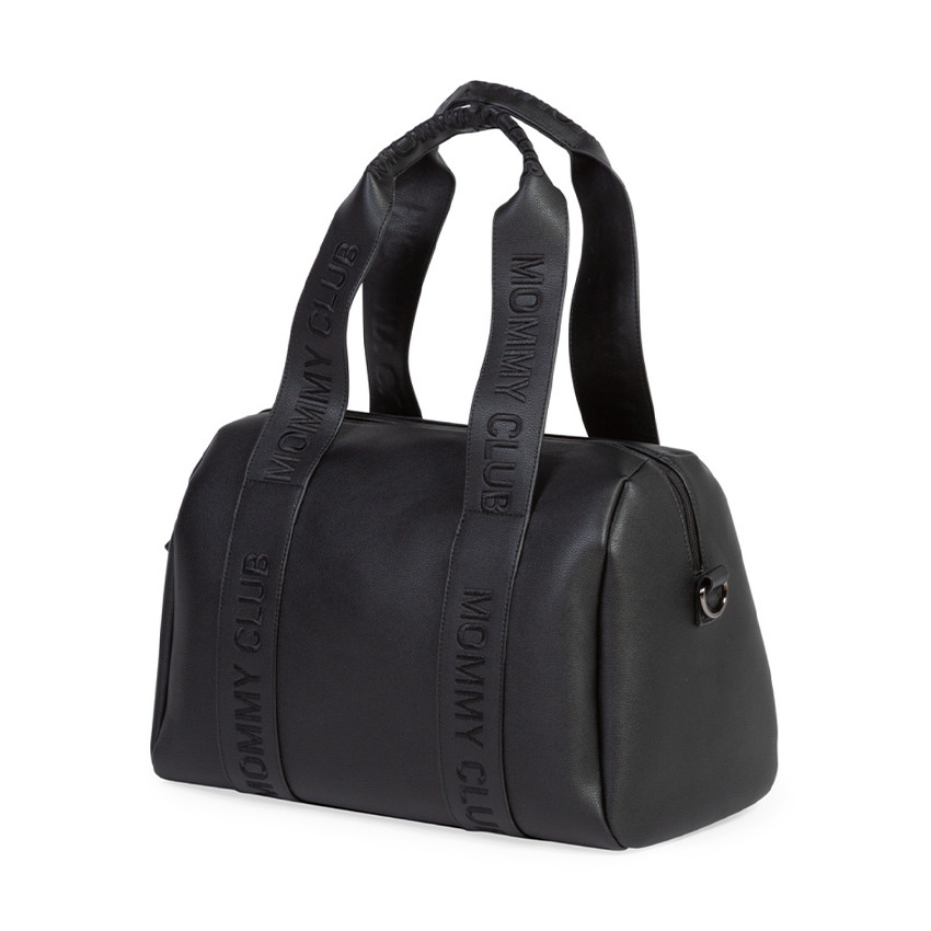 Luiertas Mommy Club Signature Vegan Leder Zwart 