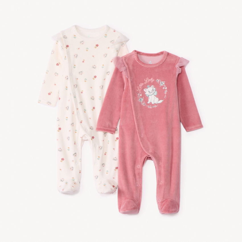 Lot de 2 dors-bien Marie Disney pour bébé fille avec ouverture différentes selon l'âge 