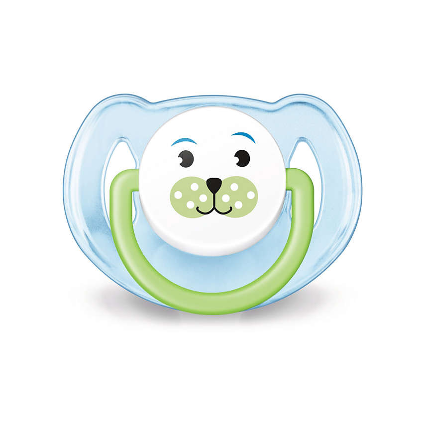 Sucette orthodontique en silicone - 6-18 mois 