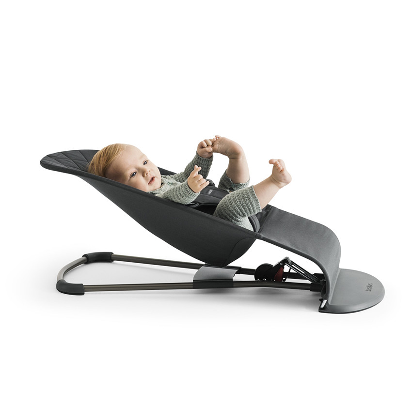 Ergonomisch wipstoel Bliss in katoen – Antraciet 