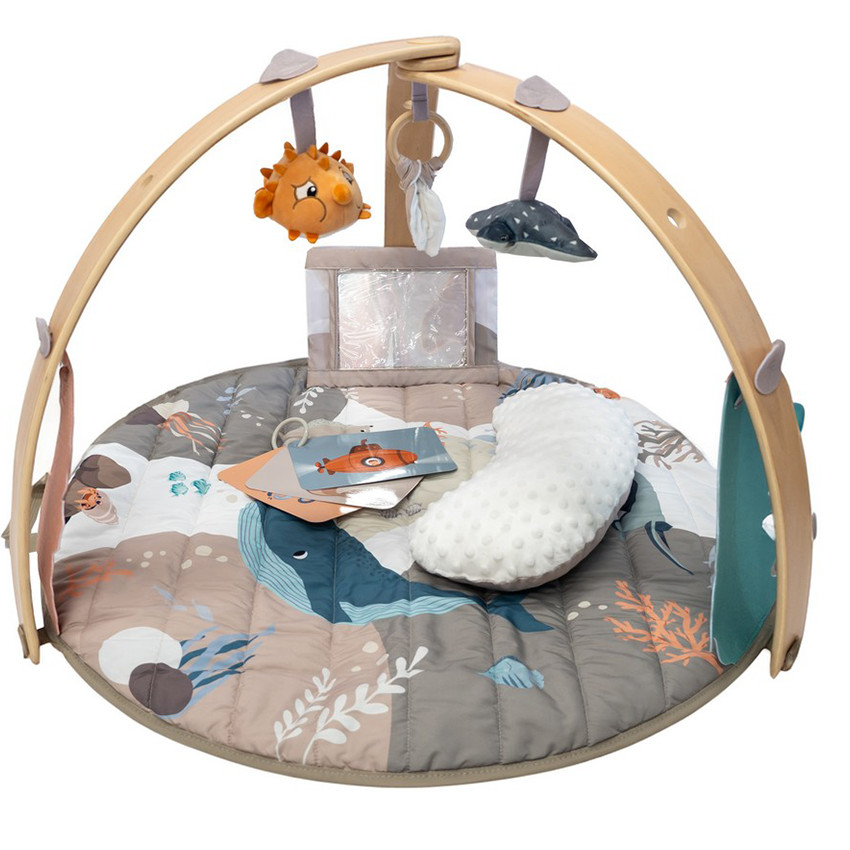 Speeltapijt met houten bogen Ocean Bliss 