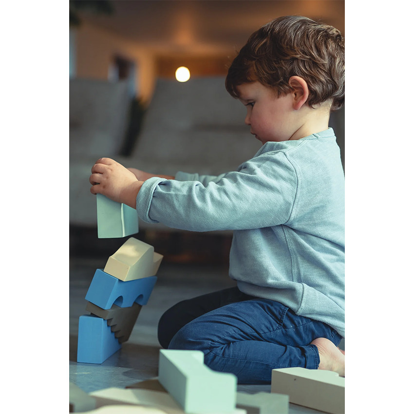 Puzzel Blocks in schuim Sky 