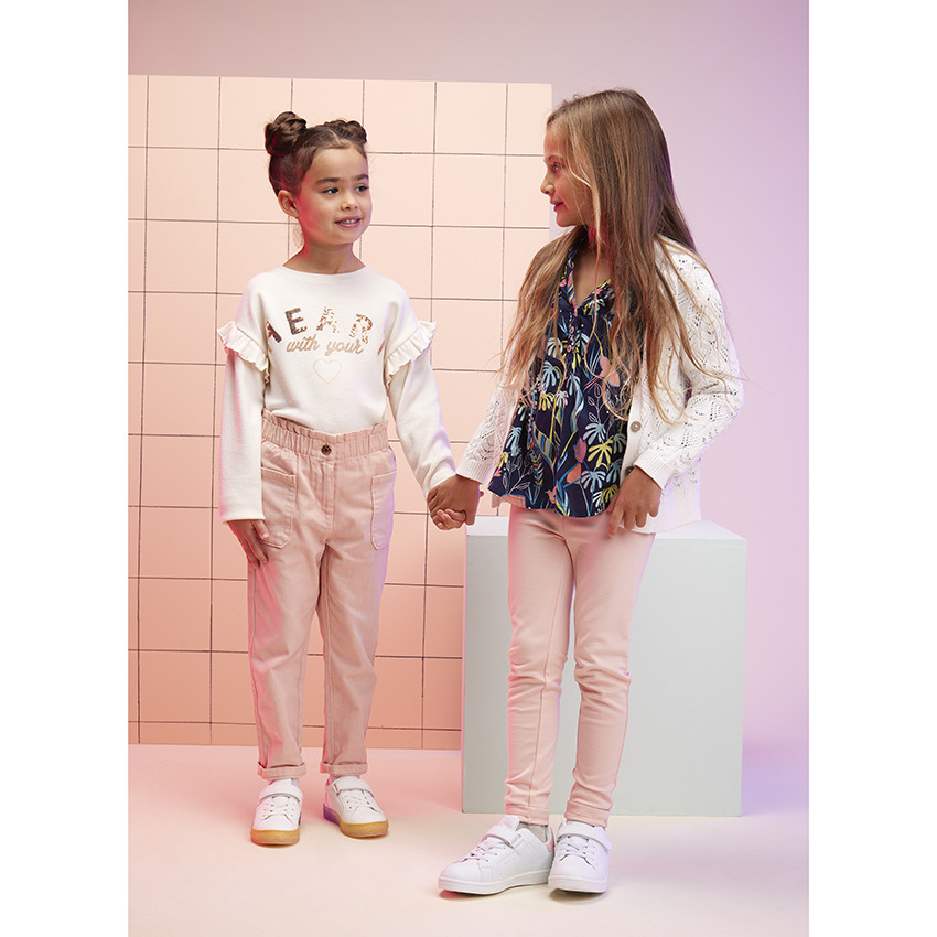 Broek in milano met brug effect voor meisjes 