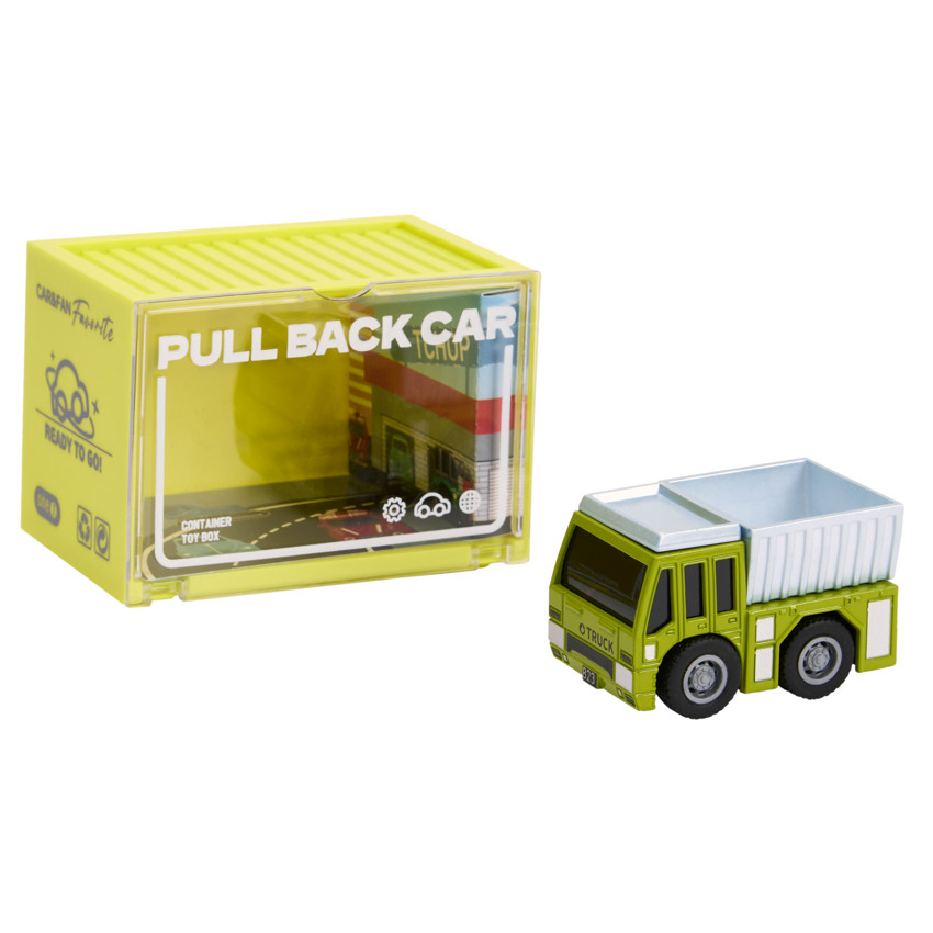 Véhicule miniature à friction Camion benne vert 