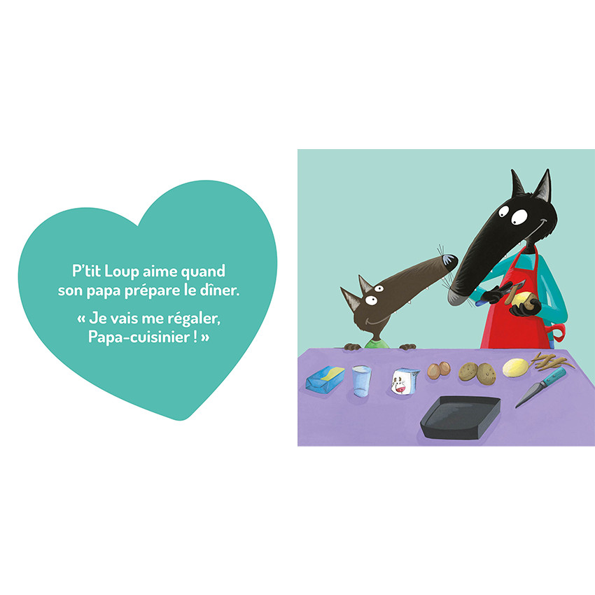 Boek FR P'tit Loup aime son Papa 1jaar+ 