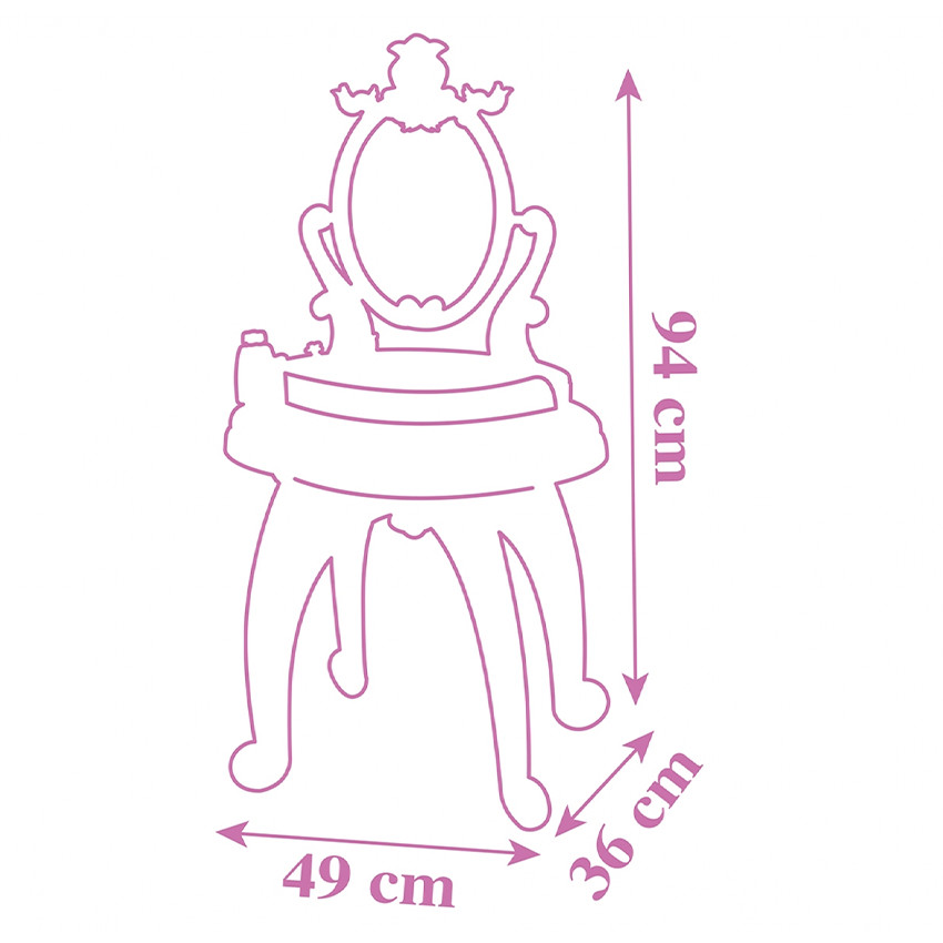 Disney Princess Coiffeuse 2 en 1 