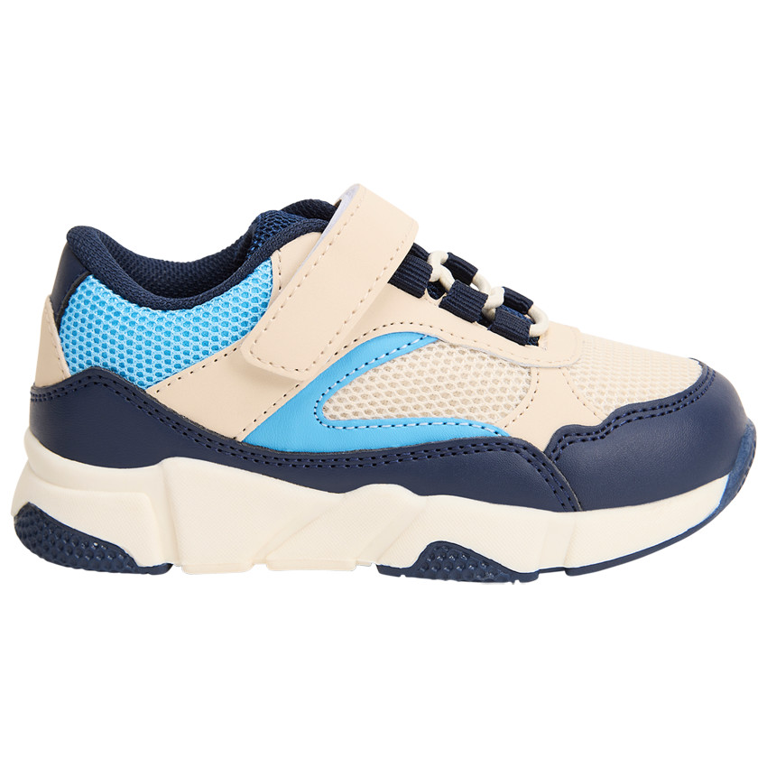 Sportieve sneakers met elastische veters en klittenband voor jongens 