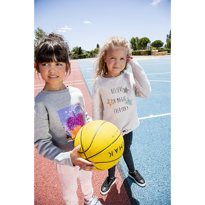 Set van 2 unis leggings met stiksels voor meisjes 