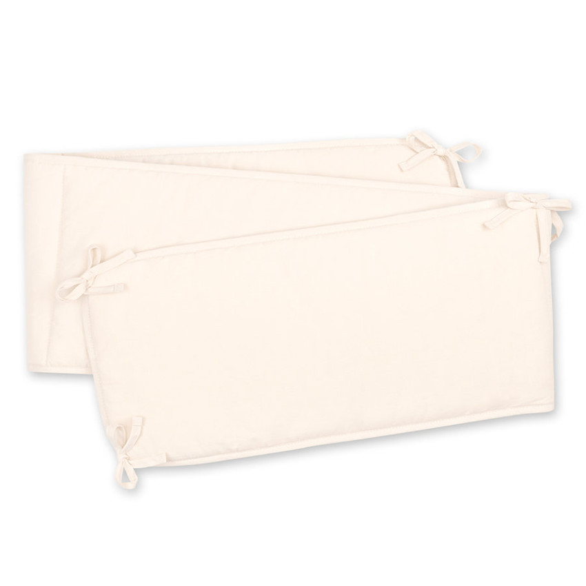 Tour de lit & Parc 30x180 Pure Coton Ivoire 