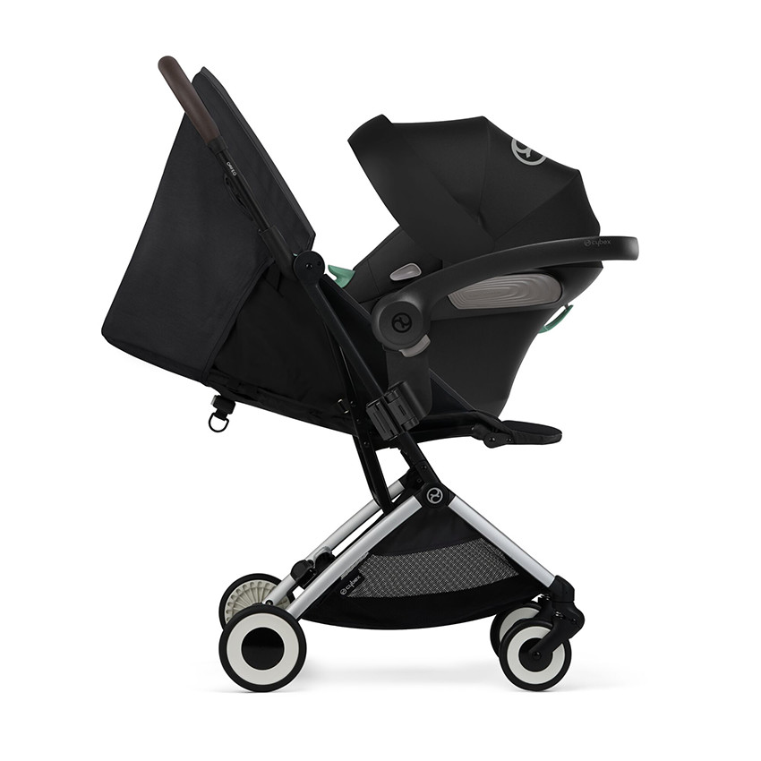 koffer dynamisch ader Wandelwagen Buggy ultra compact ORFEO-Moon Black