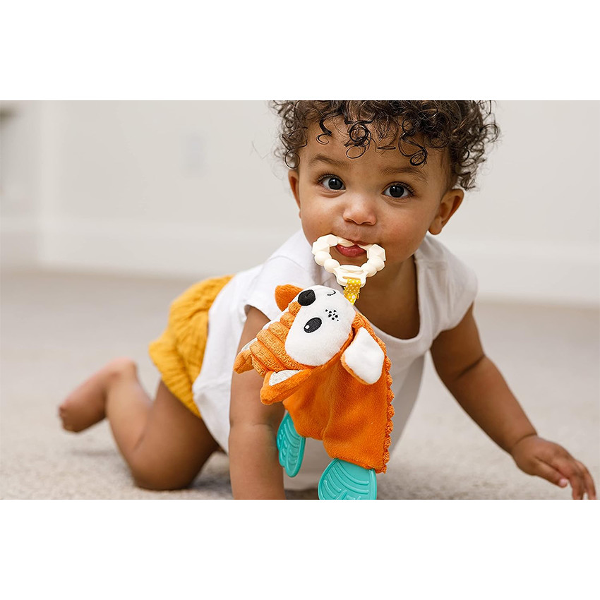 Doudou Renard Câlin Multi-Matières – Cuddly Teether Fox 
