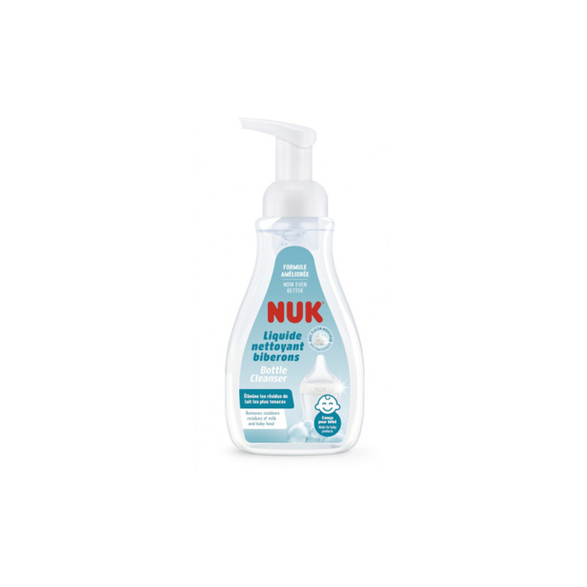 Liquide vaisselle nettoyant spécial biberon avec flacon mousseur 380 ml 