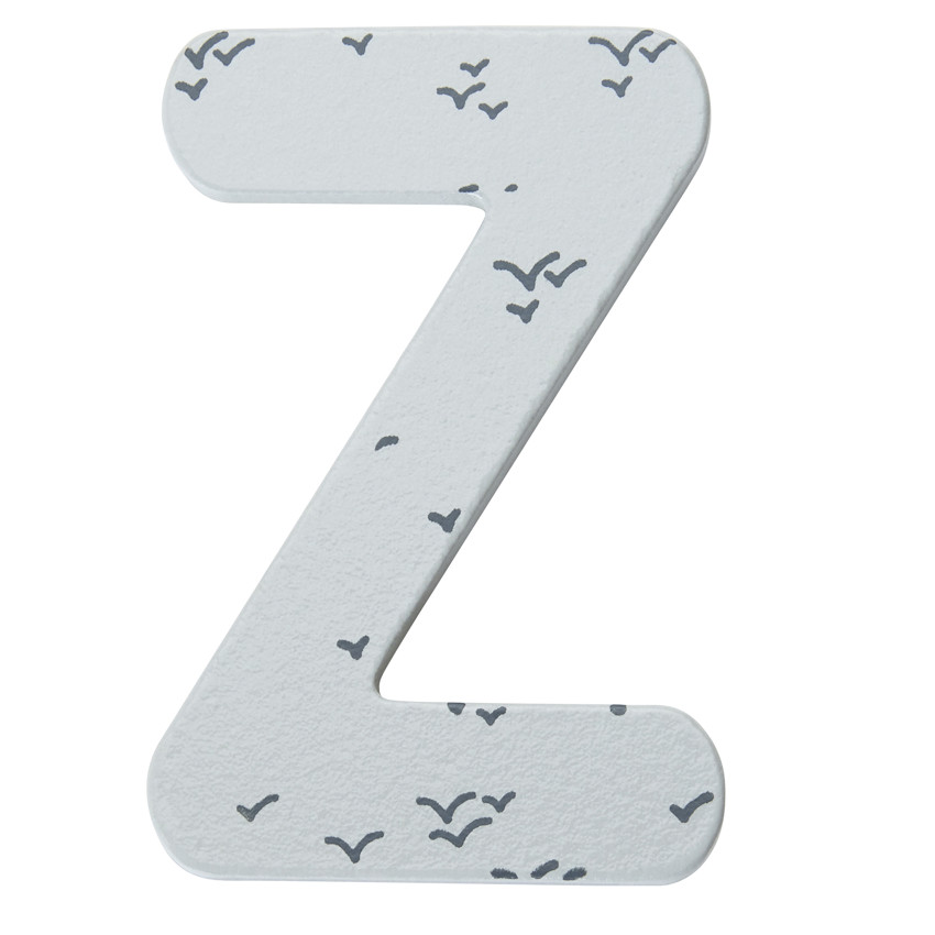 Decoratieve houten letter Z 