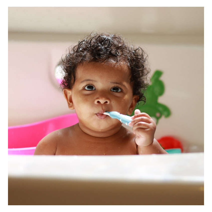 Tandenbortsel 3 stuks - Blauw 