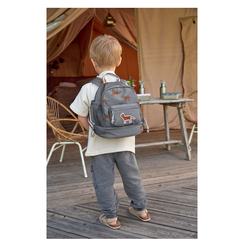 Sac à dos Mini Safari Tigre - Gris 