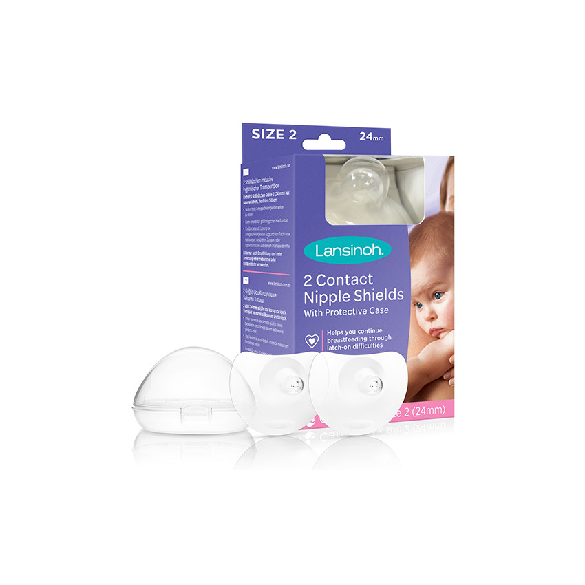 Protège mamelons Contact + étui de protection - T2 