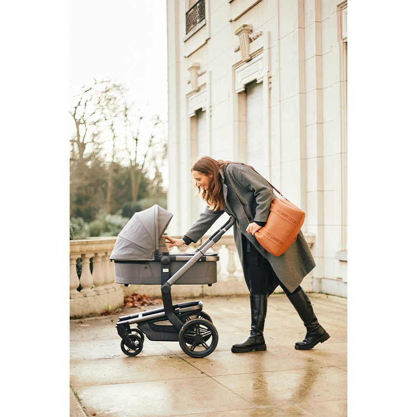 Luiertas Mommy Club Signature Vegan Leder Bruin  