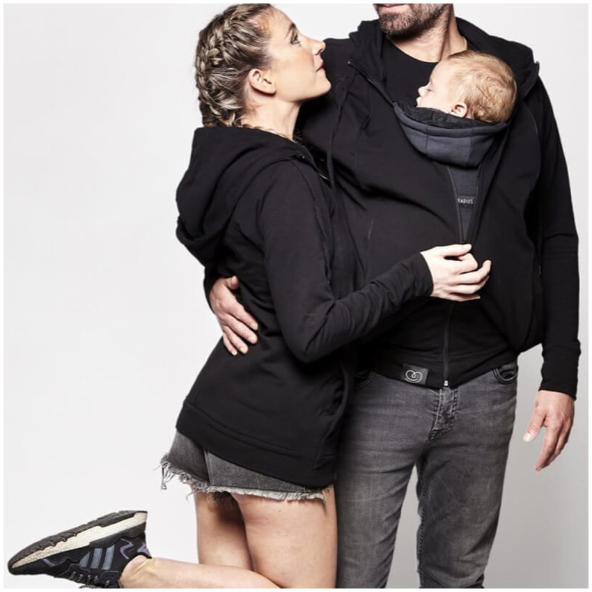 Le sweat du parent taille S unisexe - Noir 