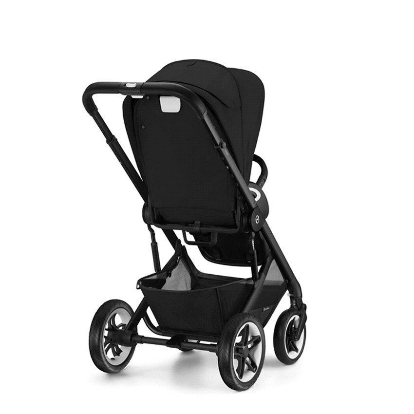 Poussette Talos S Lux Châssis Noir - Moon Black 