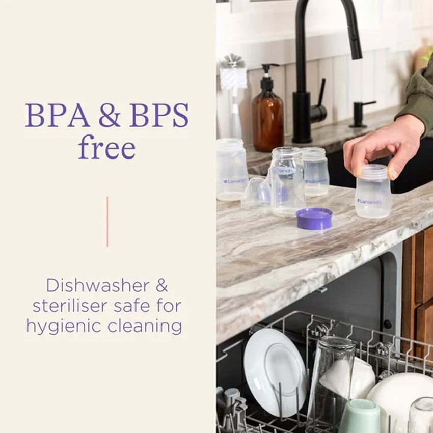 POT DE CONSERVATION POTS DE CONSERVATION LAIT MAT. NATURAL WAVE - 160ML - 4 PCS 