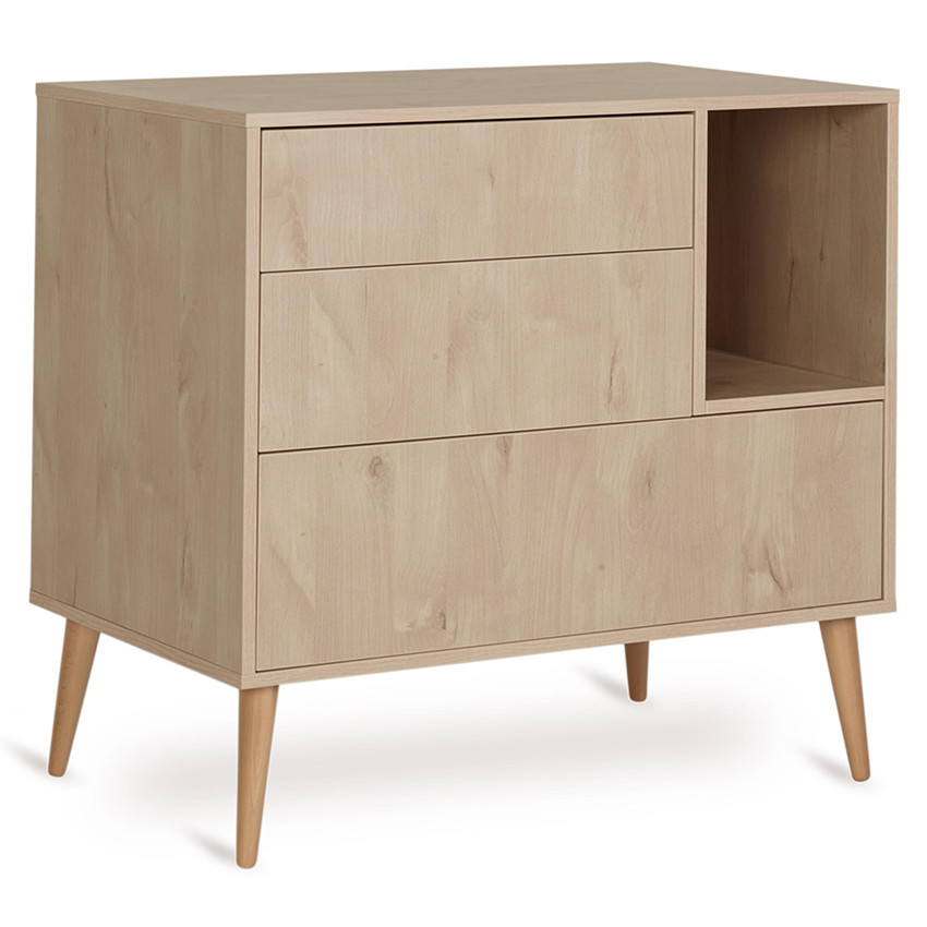 Commode 3 tiroirs Cocoon Natural Oak 