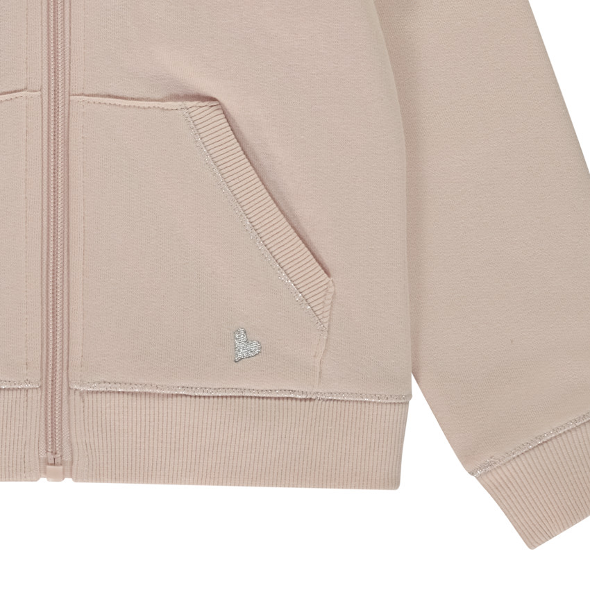 Vest met capuchon van fleece voor meisjes 