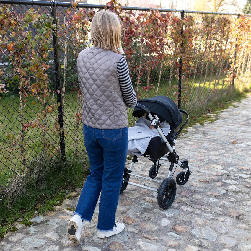 Couverture enveloppante Quilted + Jersey Stone 0-12M 