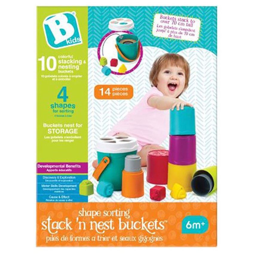 Seaux jeux de formes Stack N'Nest 6m+ 