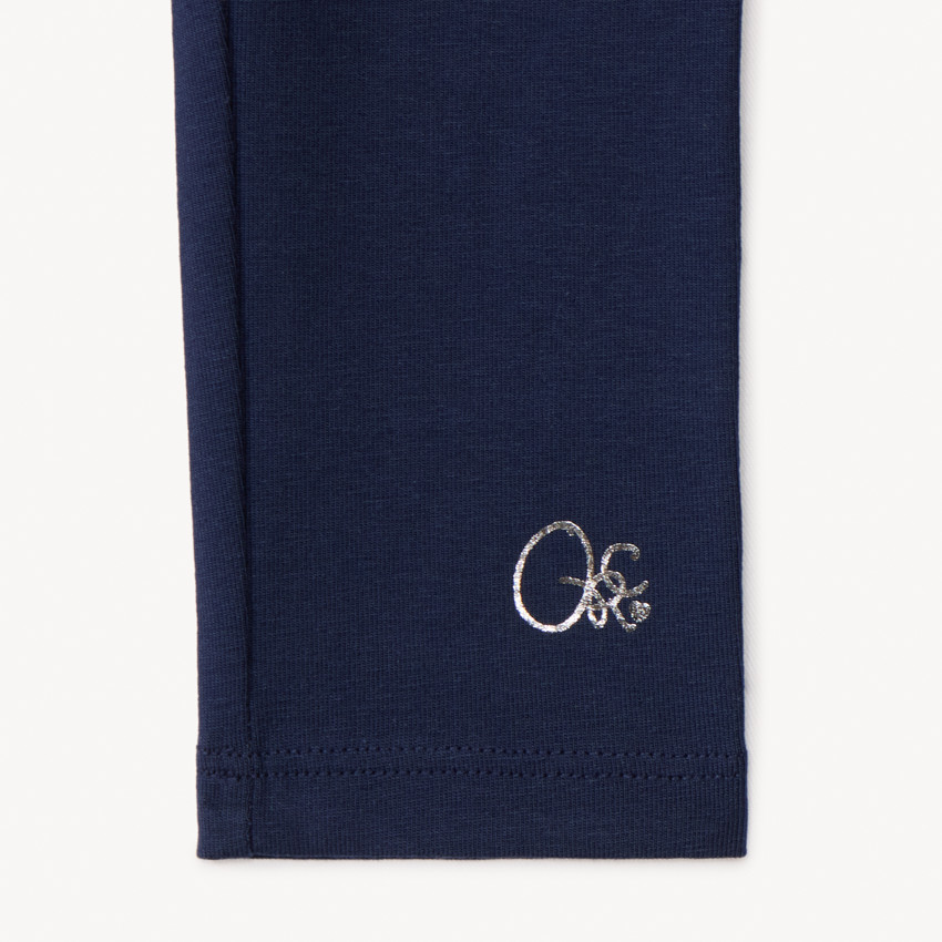 Lot de 2 leggings en jersey uni pour fille 