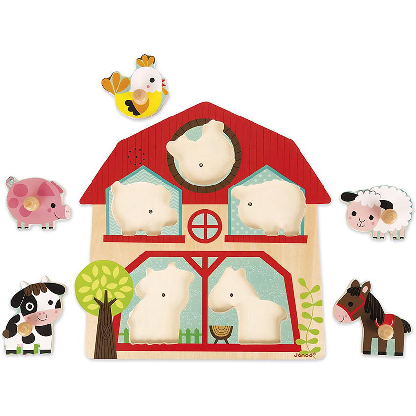 Puzzle musical - Les copains de la ferme 