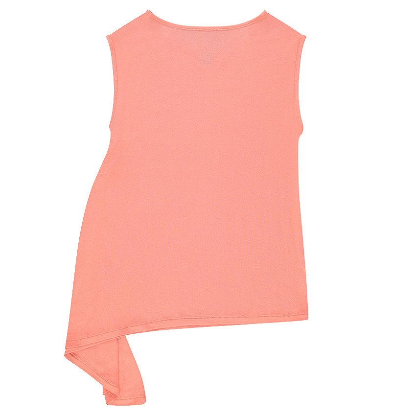 Débardeur print Smiley coupe asymétrique 