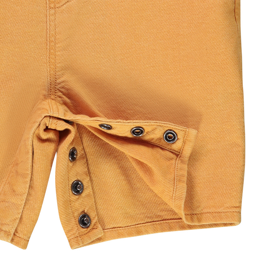 Korte salopette met ludiek tijgerprint voor babyjongen 