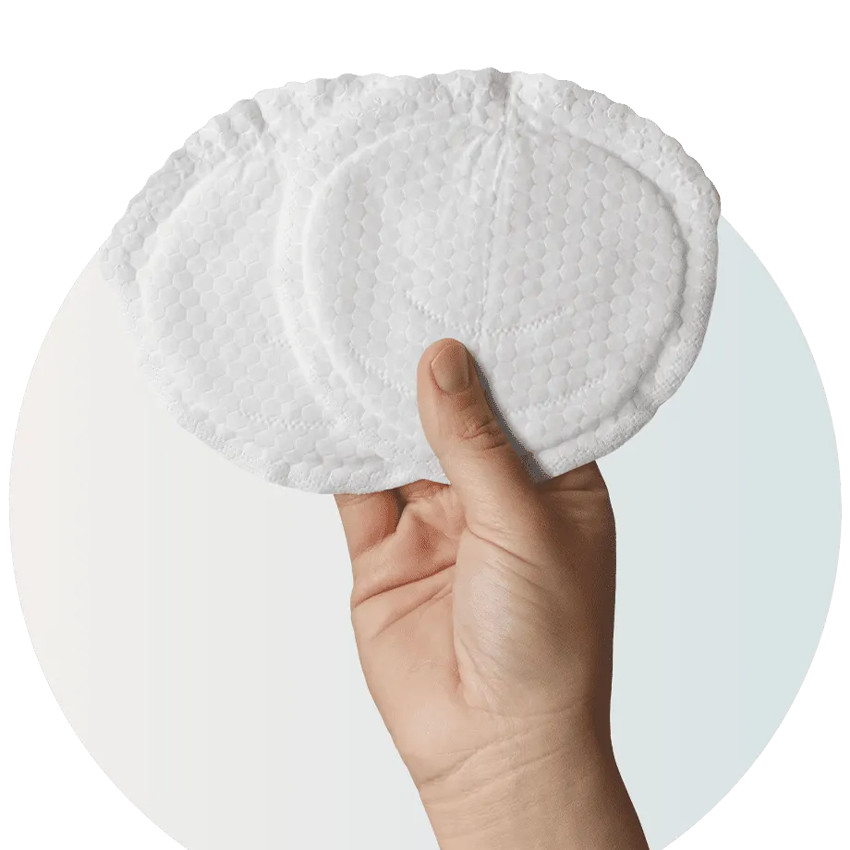 Coussinets d'allaitement Jetables Bamboo - Blanc - 50Pcs 