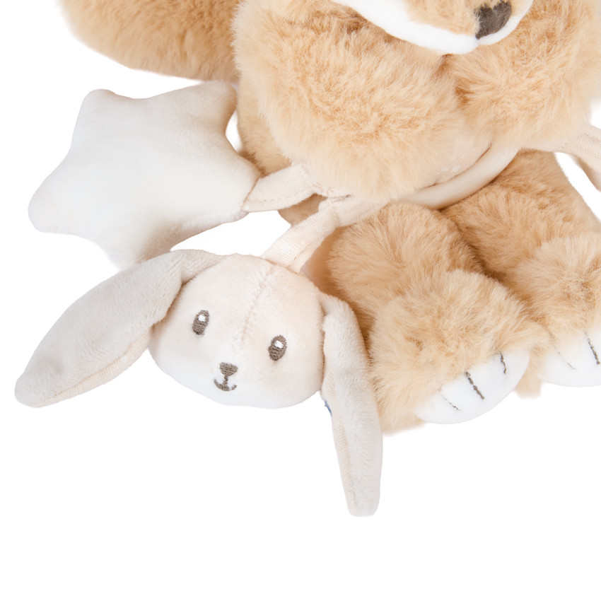 Peluche d'activité Léo le Renard - Bande de Rêveurs 